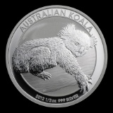 Australian Koala 1/2 oz Silver 2012