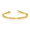 14k Yellow Gold Natural Opal And Diamond Tennis Bracelet 0.8 CTW
