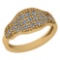 0.47 Ctw VS/SI1 Diamond 14K Yellow Gold Ring
