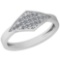 0.16 Ctw VS/SI1 Diamond 14K White Gold Ring