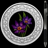 Collectible Floral Emblems - Manitoba: Prairie Crocus 2020 RCM 1/4 oz Ag