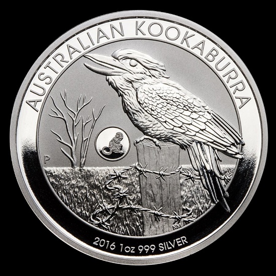 Australian Kookaburra 1 oz. Silver 2016 (Monkey Privy)