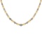 3.04 Ctw Citrine And Diamond I2/I3 10K Yellow Gold Necklace