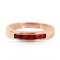 14K Solid Rose Gold Rings with Natural rubyes