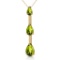 1.71 Carat 14K Solid Gold Earth's Answer Peridot Necklace