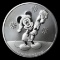 2020 Niue 1 oz Silver $2 Disney Mickey Mouse Christmas BU