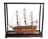 USS Constitution Midsize With Display Case