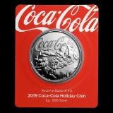 2019 Coca-Cola Holiday 1 oz Silver .999 Coin