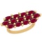 3.25 Ctw Ruby 14K Yellow Gold Vintage Style Ring
