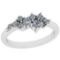 0.45 Ctw VS/SI1 Diamond 14K White Gold Eternity Ring