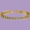 8.00 Ctw Diamond I1/I2 Prong Set 14K Yellow Gold Bracelet