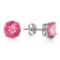 3.1 Carat 14K Solid White Gold Small Victories Pink Topaz Earrings
