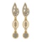 0.77 Ctw SI2/I1 Diamond 14K Yellow Gold Earrings