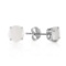 0.7 CTW 14K Solid White Gold Whatever It Takes Opal Earrings