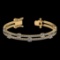 3.32 Ctw SI2/I1 Diamond Style 14K Yellow Gold Bracelet