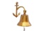 Brass Plated Hanging Anchor Bell 12in.
