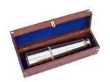 Deluxe Class Hampton Collection Brass Spyglass with Rosewood Box 36in.