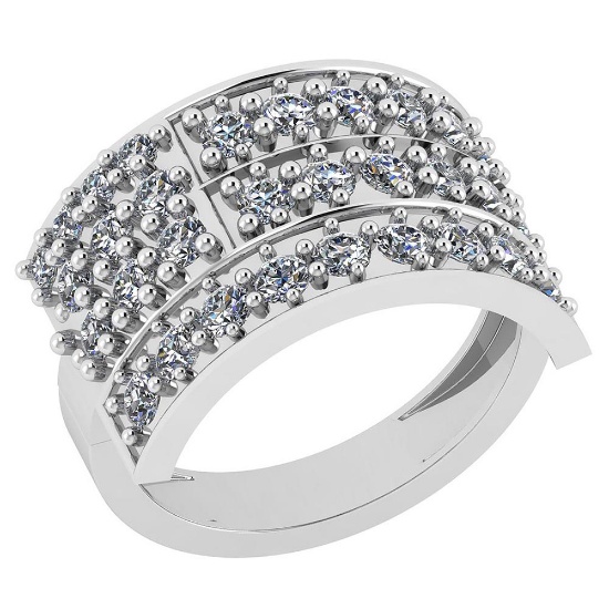 1.25 Ctw VS/SI1 Diamond 14K White Gold Ring