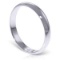 14K Solid White Gold Wedding Ring 3.0 mm Wide