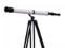 Floor Standing Oil-Rubbed Bronze-White Leather With Black Stand Galileo Telescope 65in.