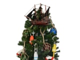 Wooden Calico Jack's The William Model Pirate Ship Christmas Tree Topper Decoration