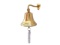 Brass Plated Hanging Ship's Bell 9in.