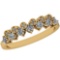 0.34 Ctw Diamond I2/I3 14K Yellow Gold Eternity Band Ring