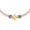 3.20 Ctw Citrine And Diamond I2/I3 10K Rose Gold Vintage Style Pendant