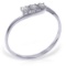 0.15 Carat 14K Solid White Gold You're Beautiful Diamond Ring
