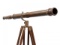 Floor Standing Antique Brass Galileo Telescope 65in.