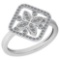 0.27 Ctw VS/SI1 Diamond 14K White Gold Ring