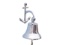 Chrome Hanging Anchor Bell 12in.