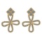 1.28 Ctw SI2/I1 Diamond 14K Yellow Gold Earrings