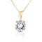 0.5 Carat 14K Solid Gold Heiress Diamond Necklace