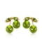 2.9 CTW 14K Solid Gold Cherry Crush Peridot Earrings