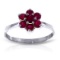 0.66 Carat 14K Solid White Gold Rekindle Ruby Ring