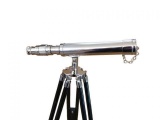 Standing Chrome Harbor Master Telescope 30in.