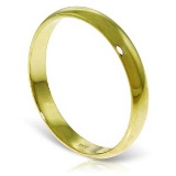 14K. Solid Gold Wedding Ring 3.0 mm Wide