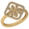 0.27 Ctw VS/SI1 Diamond 14K Yellow Gold Ring