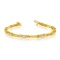 Certified 14k Yellow Gold Natural Opal And Diamond Tennis Bracelet 0.8 CTW