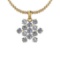 1.20 Ctw VS/SI1 Diamond 14K Yellow Gold Necklace