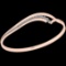 1.03 Ctw I2/I3 Diamond 10K Rose Gold Vintage Style Bangle