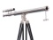 Floor Standing Chrome Griffith Astro Telescope 64in.