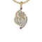 1.34 Ctw I1/I2Amethyst And Diamond 10K Yellow Gold Pendant