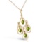 1.2 Carat 14K Solid Gold Intellectual Beauty Peridot Necklace