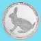 2021 Republic of Chad 1 oz Silver Celtic Animals Rabbit