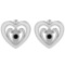 Certified 0.06 Ctw Treated Fancy Black Diamond I1/I2 14K Gold Stud Earrings