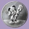2020 Niue 1 oz Silver $2 Disney Mickey Mouse Christmas BU