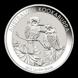 Australian Kookaburra 1 oz. Silver 2013