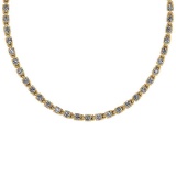 3.48 Ctw VS/SI1 Diamond 14K Yellow Gold Necklace